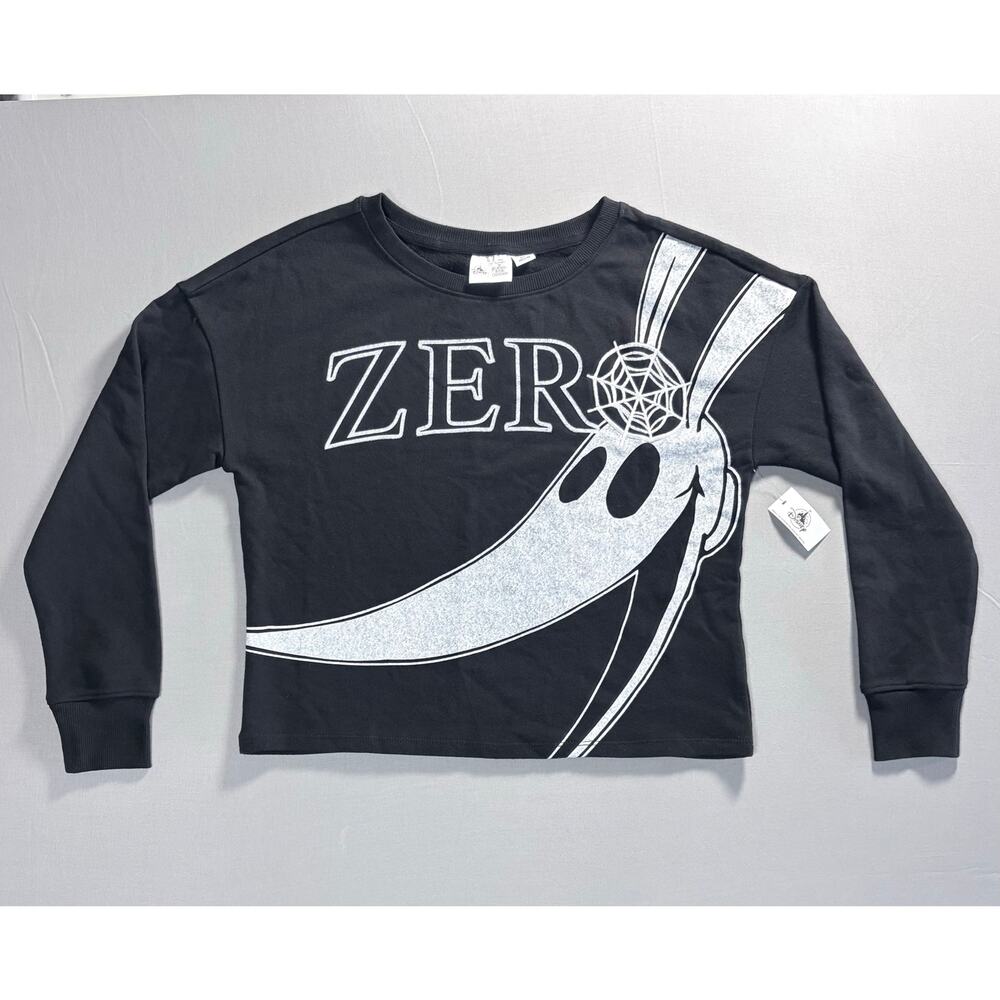 Disney Parks Nightmare Before Christmas Black Zero Crewneck Women's Size Small